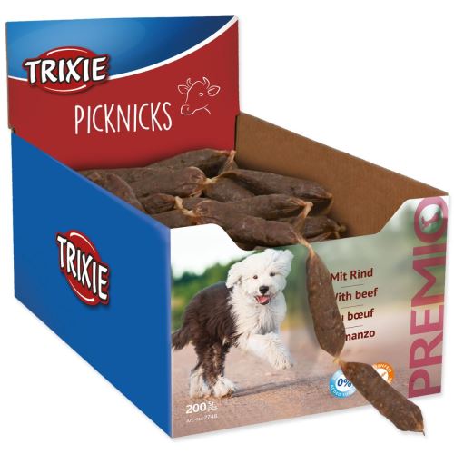 Treats Dog Premio Picknicks kolbász marhahús 8 cm / 8 g 200 db