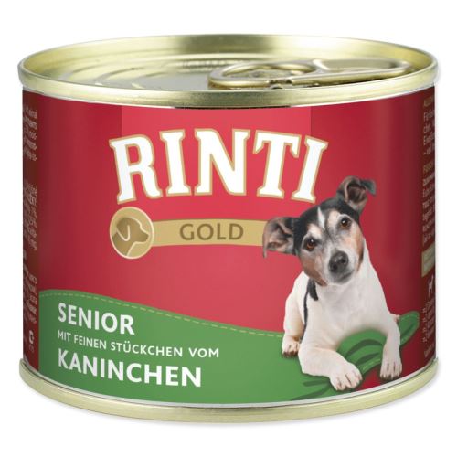 RINTI Gold Senior nyúl konzerv 185 g