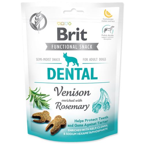 BRIT Care Dog Funkcionális Snack Dental Szarvashús 150 g