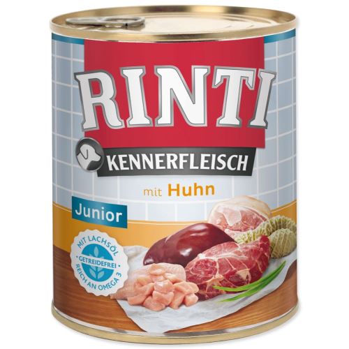 Konzerv RINTI Kennerfleisch Junior csirkekonzerv 800 g