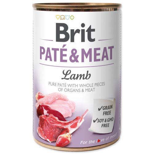 BRIT Paté & Hús Bárány 400 g