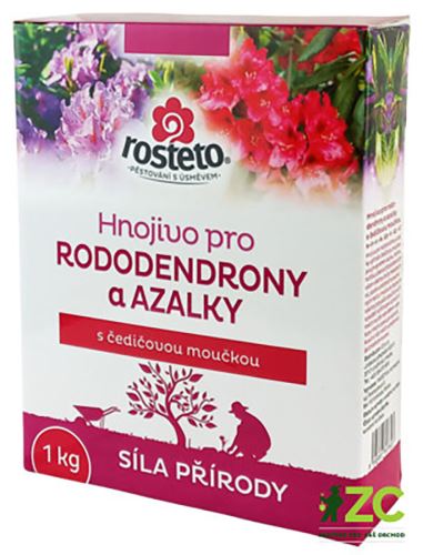 ROSTETO bazaltlisztes műtrágya rododendronok és azáleák számára 1kg