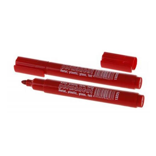 Tartós filctoll vastag piros 2-3 mm 13225