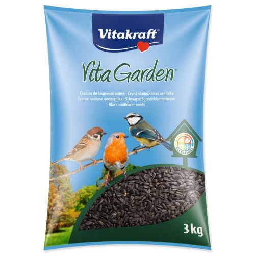 Élelmiszer VITAKRAFT Vita Garden napraforgó fekete 3 kg