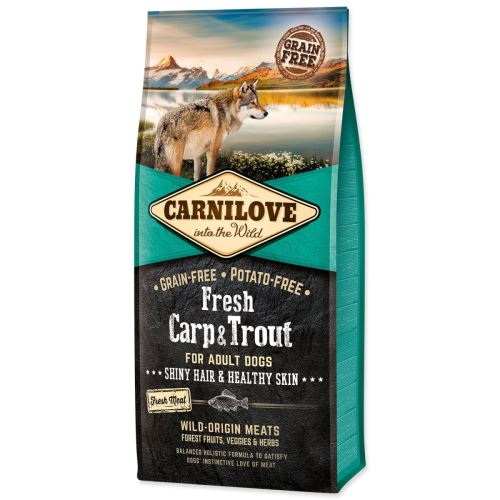 Élelmiszer Carnilove Dog Fresh Carp & Trout 12kg