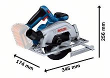 Bosch Akkumulátoros körfűrész GKS 185-LI 06016C1223