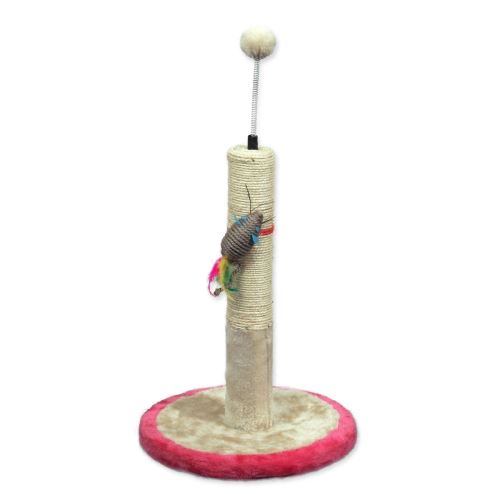 MAGIC CAT Stella kaparófa játékkal bézs-rózsaszín 45 cm 1 db