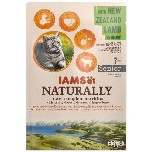 IAMS Naturally Senior bárányhús mártásban 85 g