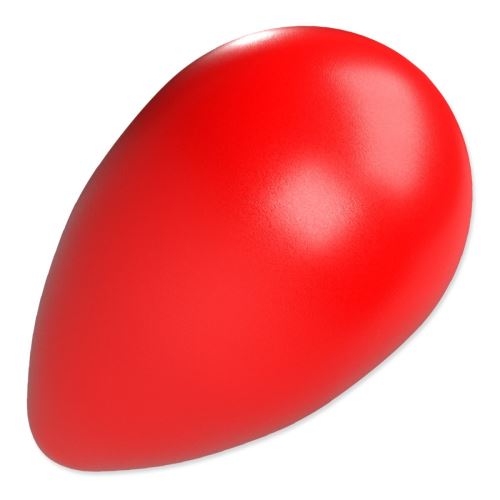 Játék DOG FANTASY Tojás golyó tojás alakú piros 16 x 26 cm