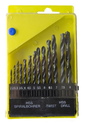 Fém fúrókészlet HSS 2,0- 8,0mm 13 részes