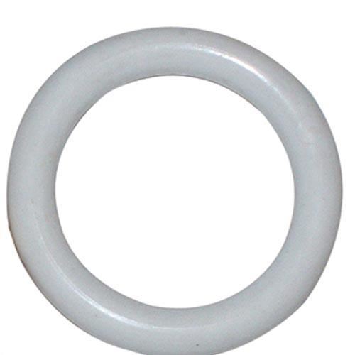 Függönygyűrű - műanyag, fehér (10db)