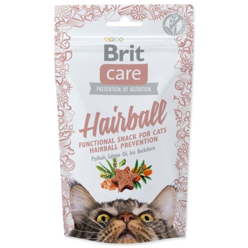 BRIT Care Cat Snack szőrgombóc 50 g