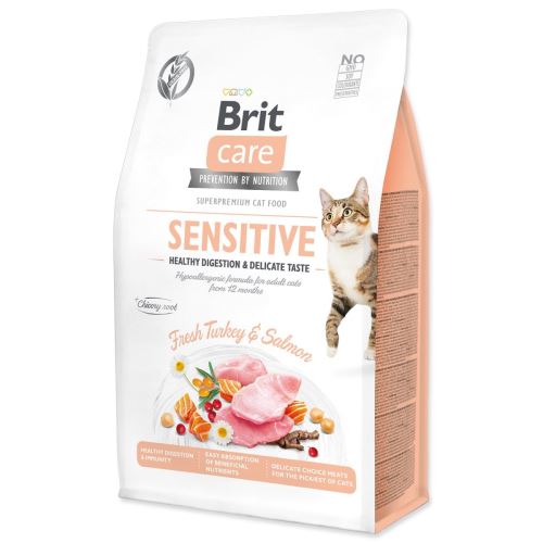 BRIT Care Cat Grain-Free Sensitive Egészséges emésztés és finom íz 0,4 kg