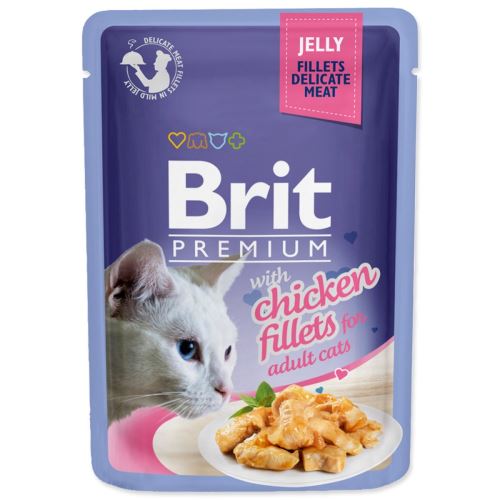 BRIT Prémium macskafilé zselében csirkével 85 g
