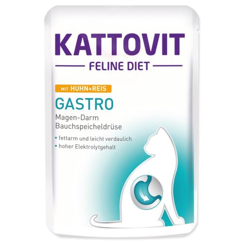 Kapszula KATTOVIT Gastro csirke + rizs 85 g