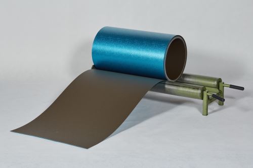 PREFA alumínium lemez Prefalz 0,70 x 1000 mm Katonai barna - khaki P.10 stukkó (RAL7013)