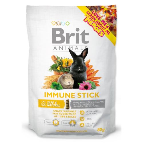 Snack BRIT Animals Immun Stick rágcsálóknak 80 g