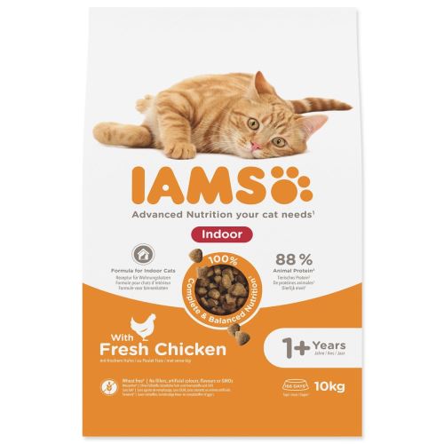 IAMS Cat Adult Beltéri csirke 10 kg