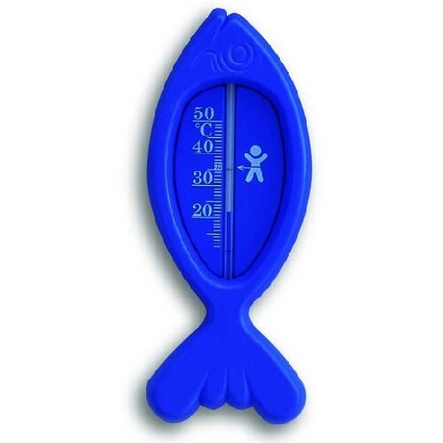 Fürdőszobai hőmérő kék FISH plazma 15cm