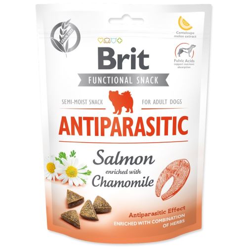BRIT Care Dog Funkcionális Snack parazitaellenes lazac 150 g
