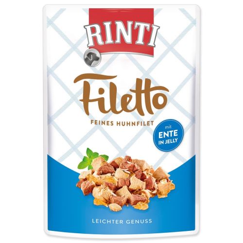 Kapszula RINTI Filetto csirke + kacsa zselében 100 g