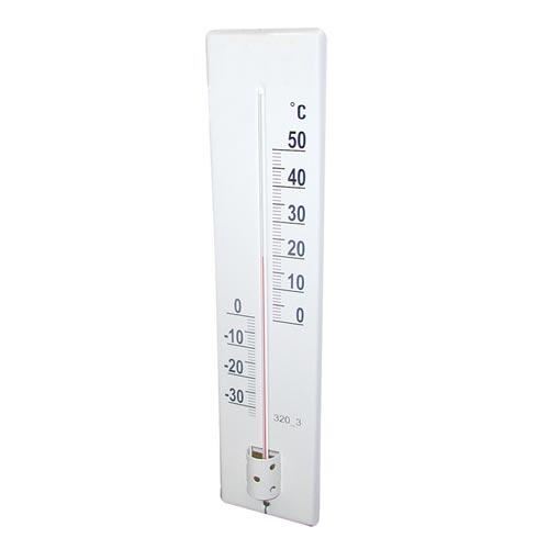 Kültéri hőmérő K41 fém fehér