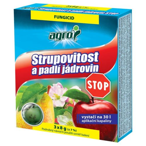 AGRO STOP gombaölő szer AGRO STOP rühatka és maghullás 3x8g