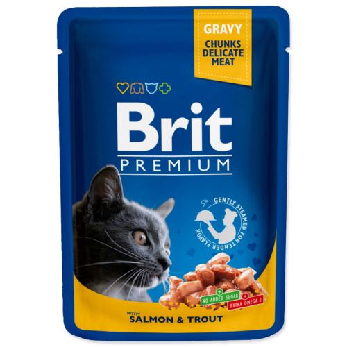 BRIT Premium Cat Salmon & Trout 100 g