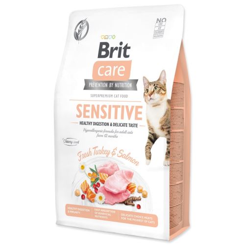 BRIT Care Cat Grain-Free Sensitive Egészséges emésztés és finom íz 2 kg