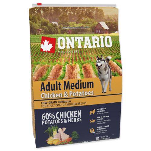 Kutya Adult Medium Csirke & Burgonya & Gyógynövények 2,25 kg