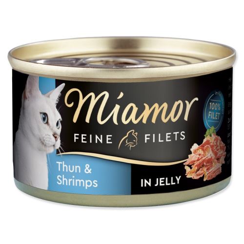 Konzerv MIAMOR Feine filé tonhal + garnélarák zselében 100 g