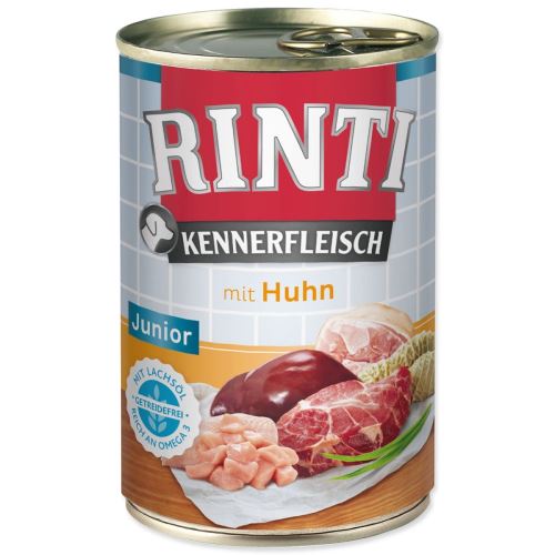 Konzerv RINTI Kennerfleisch Junior csirkekonzerv 400 g
