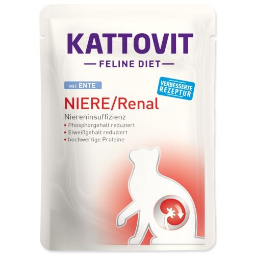 KATTOVIT Feline Diet Kidney-diet/Renal kacsa 85 g