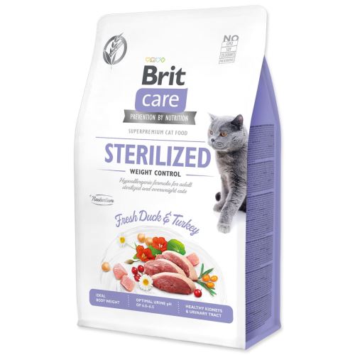 BRIT Care Cat Grain-Free Sterilized Sterilizált súlykontroll 0,4 kg