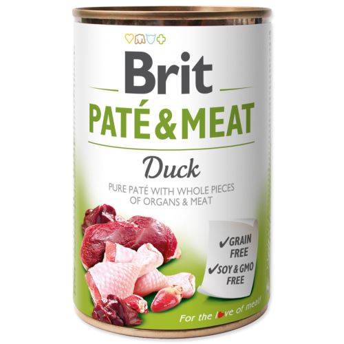 BRIT Paté és húsos kacsa 400 g
