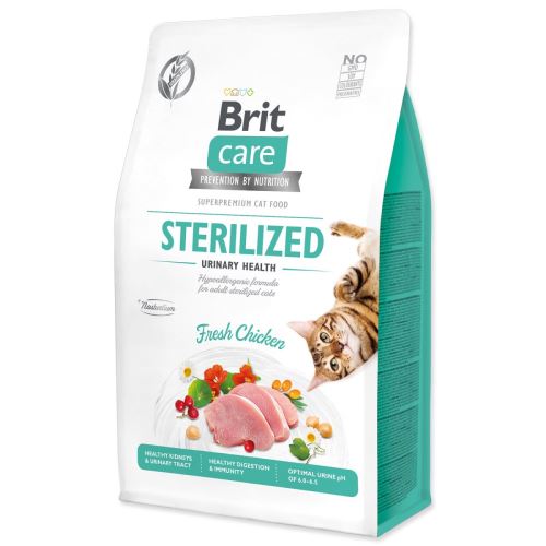 BRIT Care Cat Grain-Free Sterilized Sterilizált Húgyúti Egészség 0,4 kg