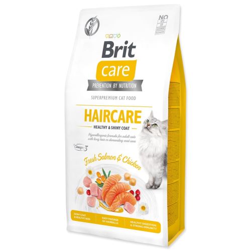 BRIT Care Cat Grain-Free Haircare Egészséges és fényes szőrzet 7 kg