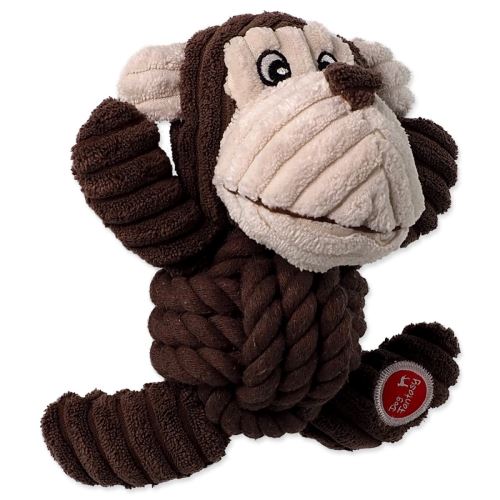 Játék DOG FANTASY Szafari majom csomóval fütyülve 18 cm