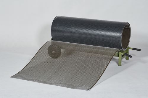 PREFA perforált alumíniumlemez tekercsben 0,70 x 1000 mm, antracit/katonai barna - khaki