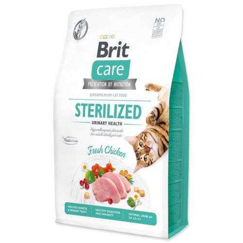 BRIT Care Cat Grain-Free Sterilizált Sterilizált Húgyúti Egészség 2 kg