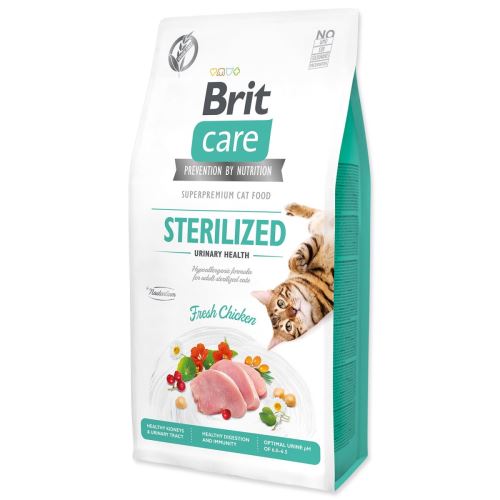 BRIT Care Cat Grain-Free Sterilizált Sterilizált Húgyúti Egészség 7 kg