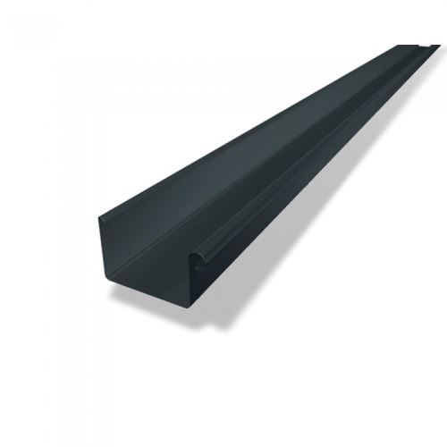 PREFA alumínium négyszögletes ereszcsatorna, szélesség 86 mm, hossz 3M, antracit P10 RAL 7016