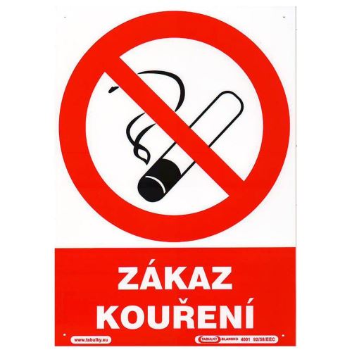 Asztal - Dohányozni tilos