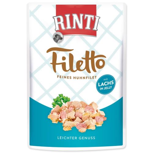 Kapszula RINTI Filetto csirke + lazac zselében 100 g