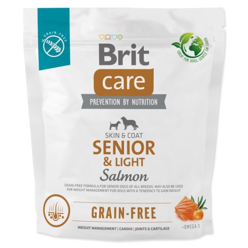 BRIT Care Dog Gabonamentes Senior & Light 1 kg