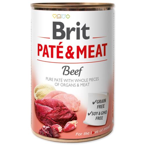 BRIT Paté & Hús marhahús 400 g