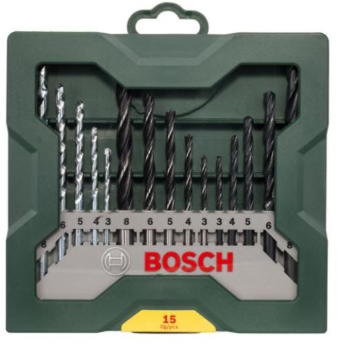 BOSCH 15 részes X-Line fúró mini készlet 2607019675