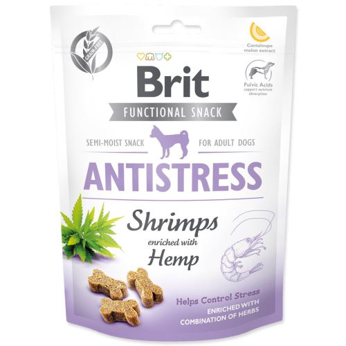 BRIT Care Dog Funkcionális Snack Antistressz garnélarák 150 g
